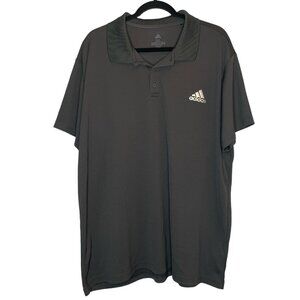 Men's Adidas Climalite 2XL Black Polo (026)